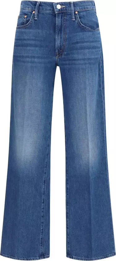 Blue Cotton Relaxed Fit Jeans