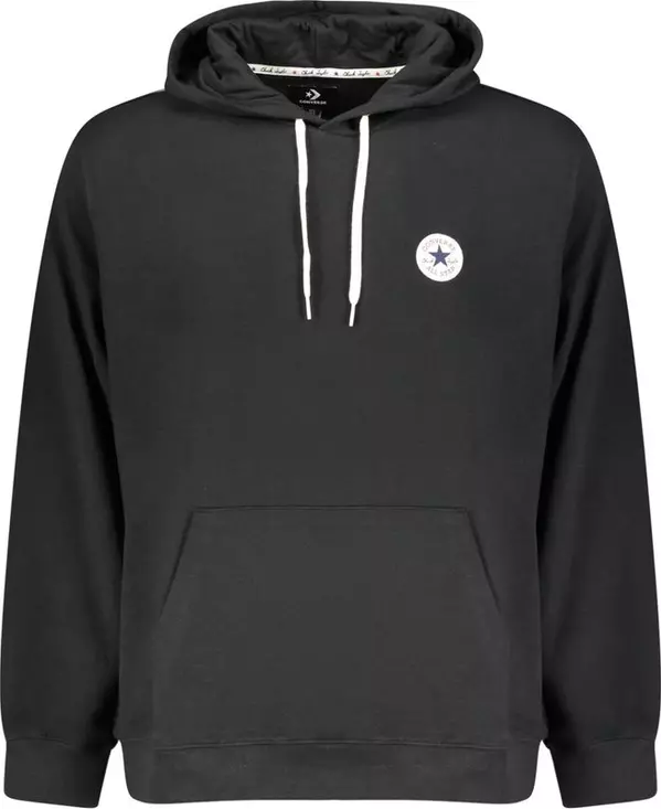 Black Cotton Men's Sweatshirt