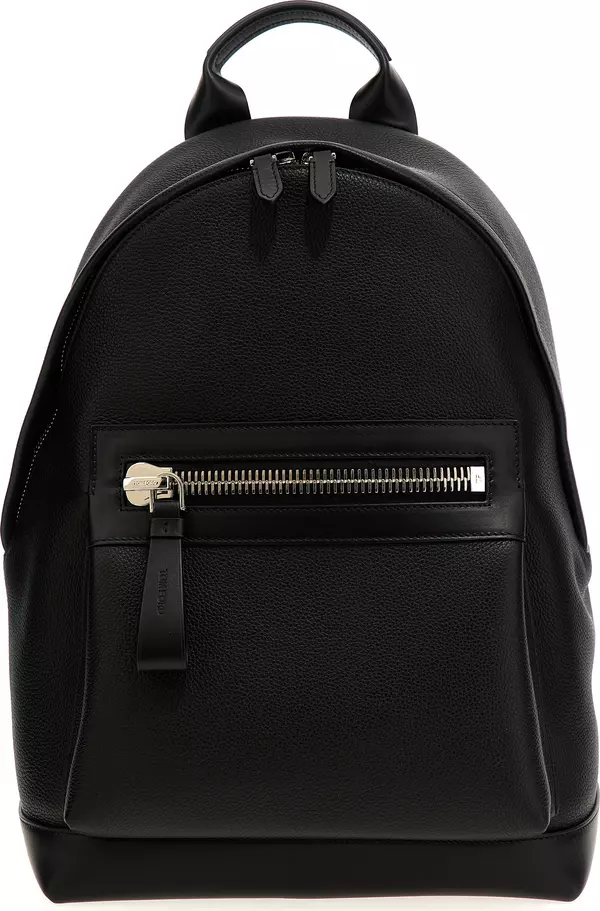 Black Calfskin Backpack