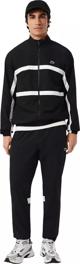 Black And White Polyester Sweatsuit