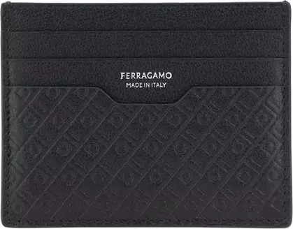 Black Calf Leather Bos Taurus Wallet