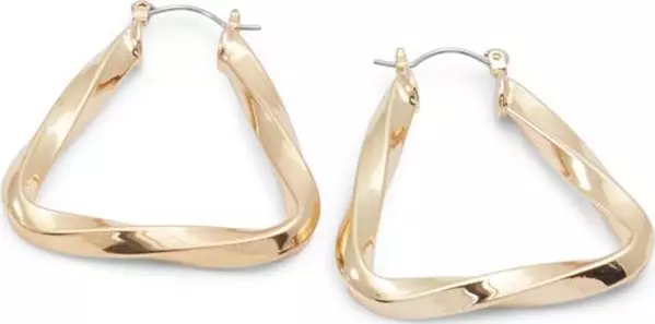 Gold Elastane Earrings