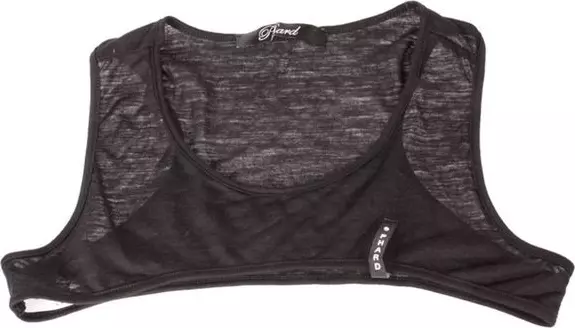 Black Viscose Women Intimate Top