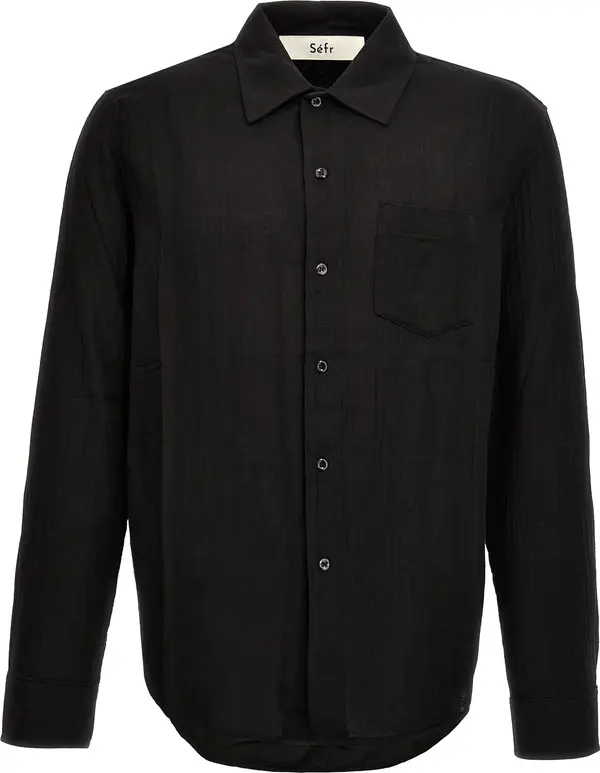 Black Cotton Blouse