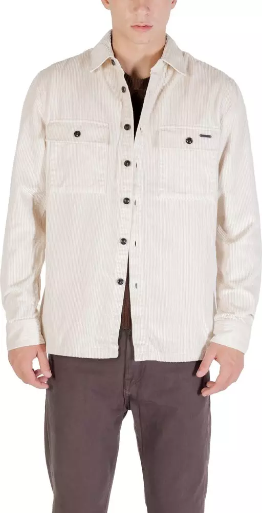 Cream Cotton Shell Jacket