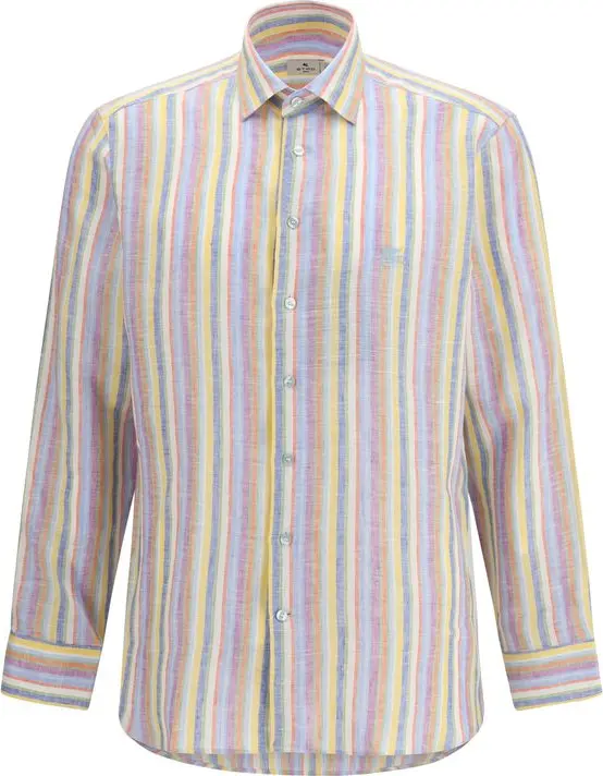 Multicolor Linen Pattern Shirt