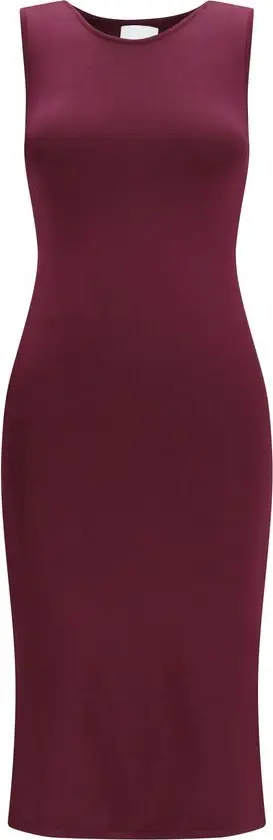 Purple Silk Long Dress