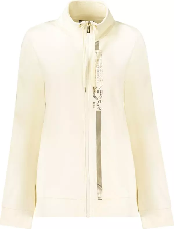 Bianco Cotton Women Sweatshirt