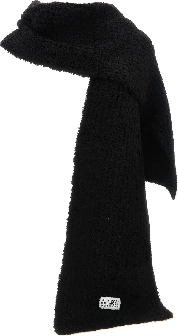 Black Marabou Scarf
