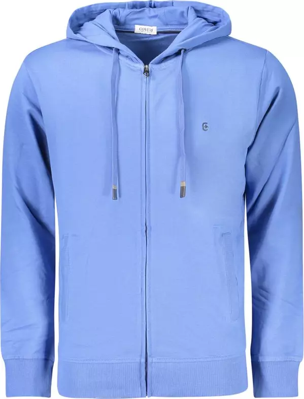 Blue Cotton Men's Sweatshirt