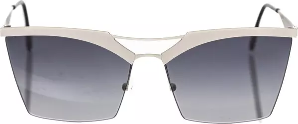 Silver Metallic Women's Sunglass