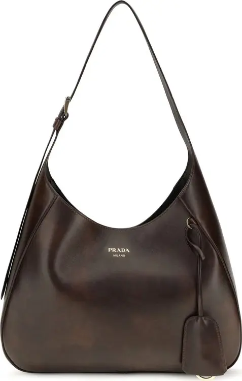 Brown Calf Leather Bos Taurus Shoulder Bag