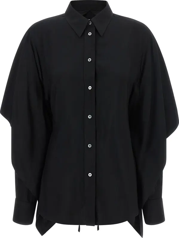 Black Viscose Blouse