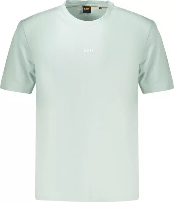 Blue Cotton Men's T-Shirt