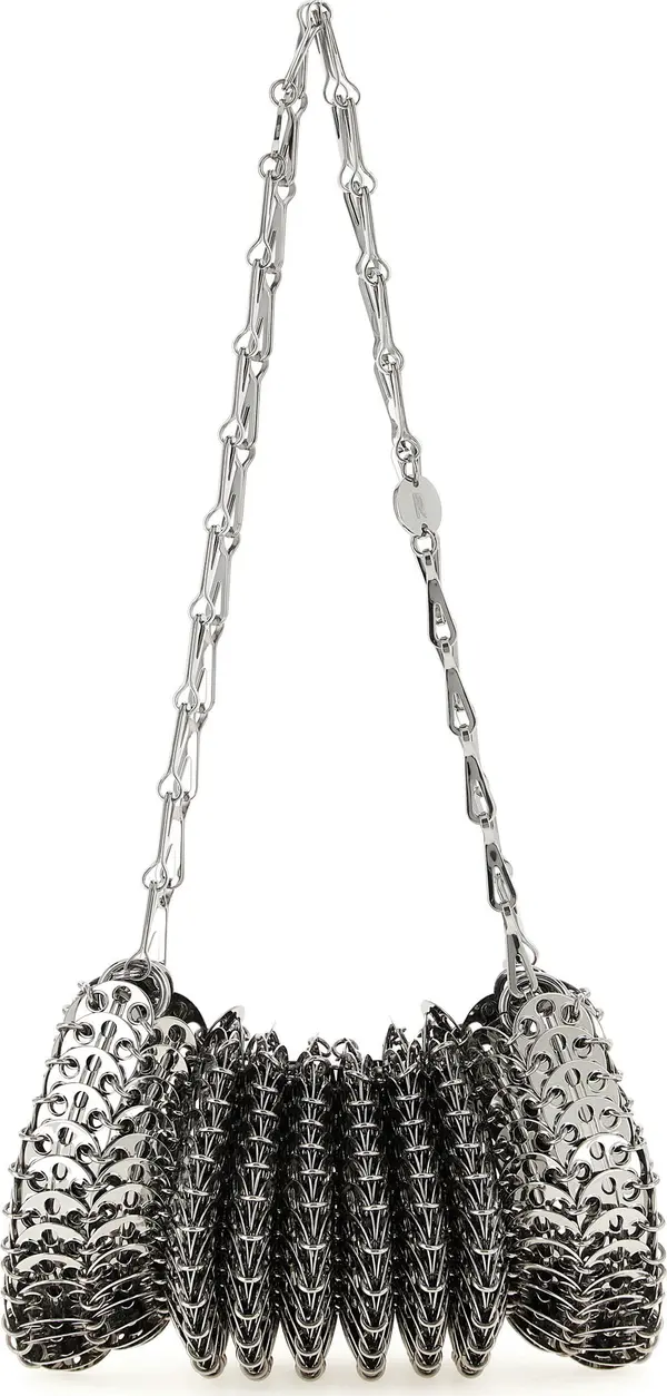 Silver Stainless Steel Shoulder Bag