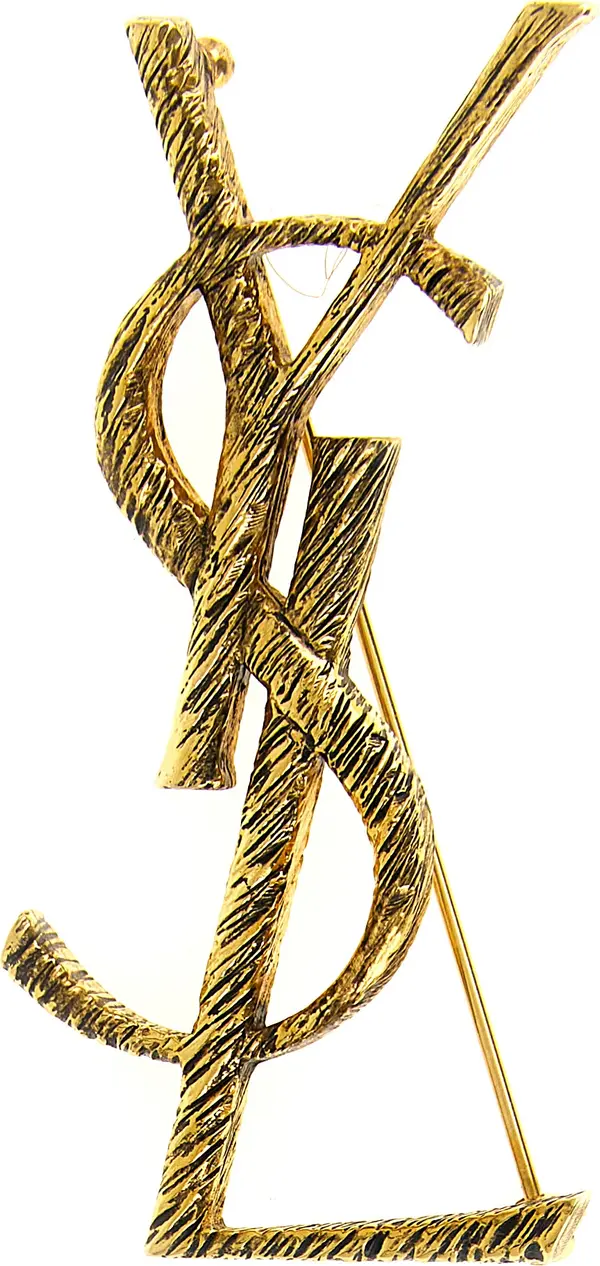 Gold Brass Broch