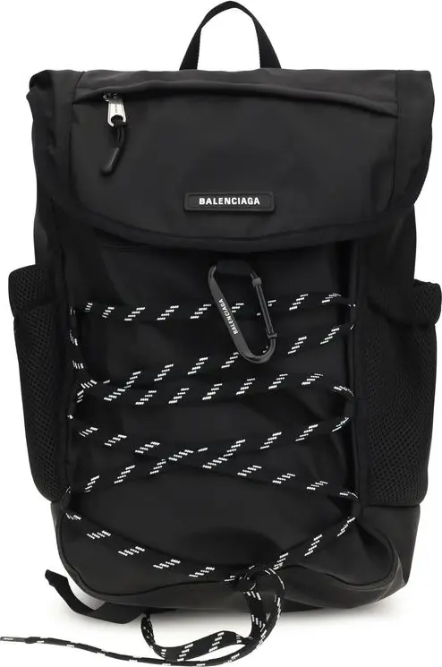 Black Nylon Backpack