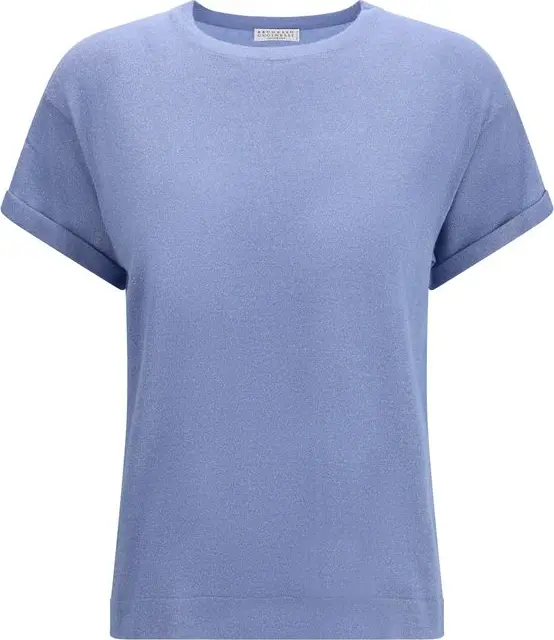 Blue Nylon T-Shirt