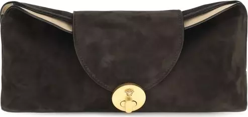 Brown Calf Leather Bos Taurus Clutch Bag