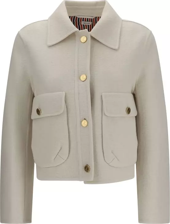 Beige Wool Oves Aries Jacket
