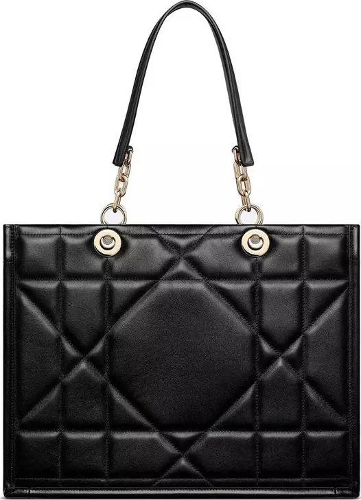 Black Leather Tote Bag