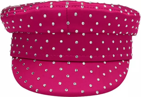 Fuchsia Satin Fatcap Hat