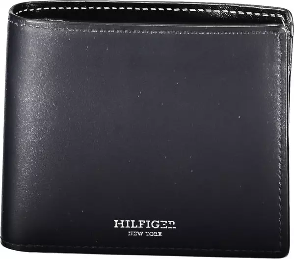 Blue Leather Men Wallet