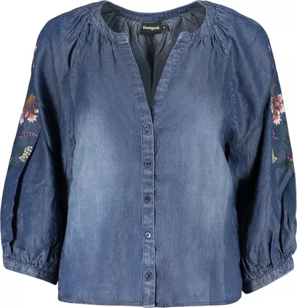 Blue Lyocell Women's Shirt