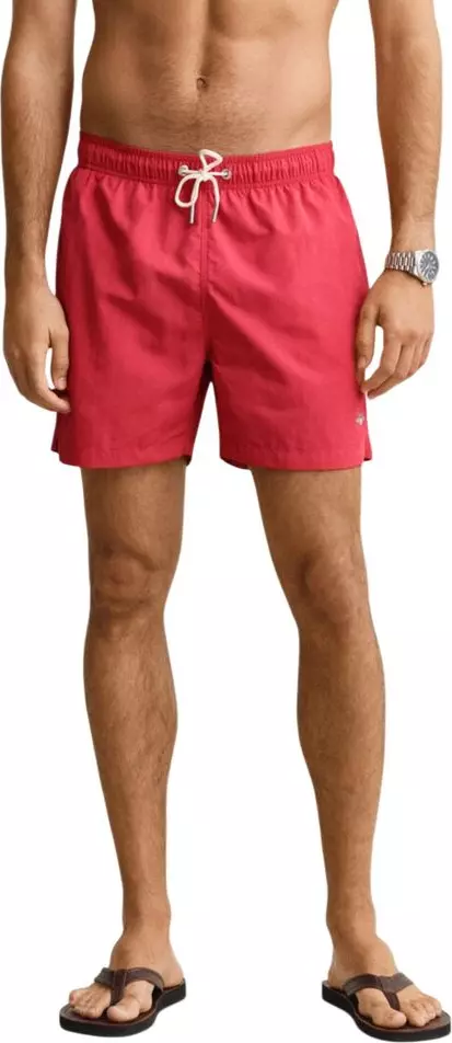 Red Recycled Polyamide Swim Shorts