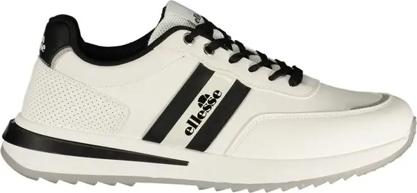 White Polyurethane Men's Sneaker