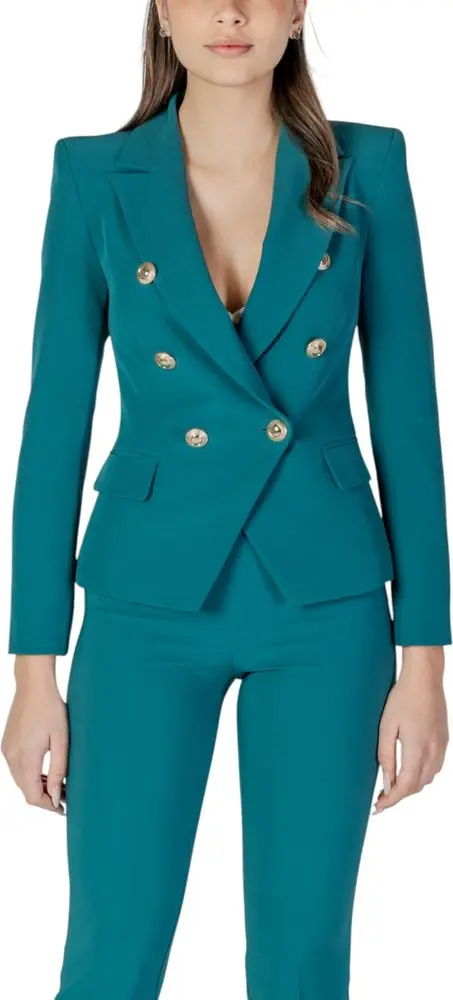 Black Polyester Blazer