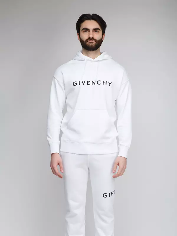 White Cotton Sweatshirt