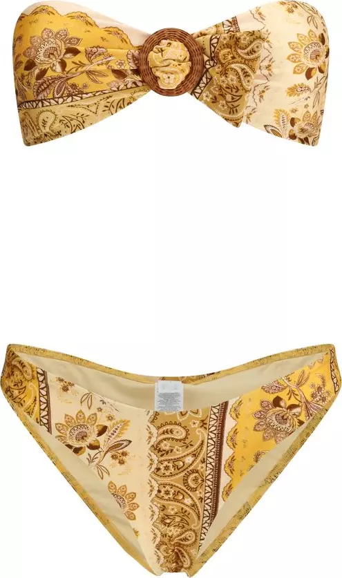 Yellow Lycra Bikini
