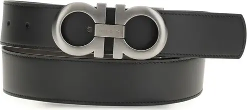 Black Calf Leather Bos Taurus Regular Belt