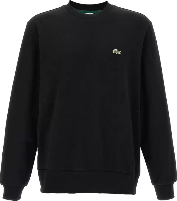 Black Cotton Sweatshirt
