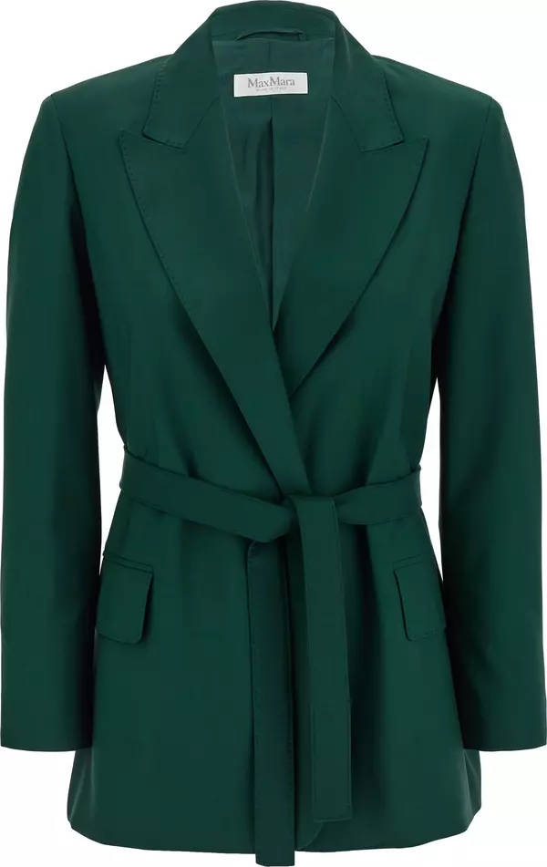 Bicolor Virgin Wool Blazer