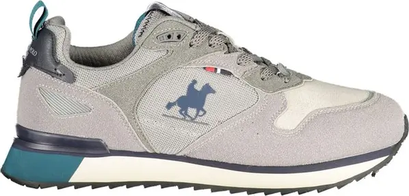 Grigio Polyurethane Men Sneaker