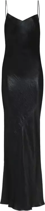 Black Acetate Casual Dress