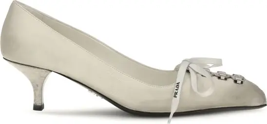 White Calf Leather Bos Taurus Lace-Up