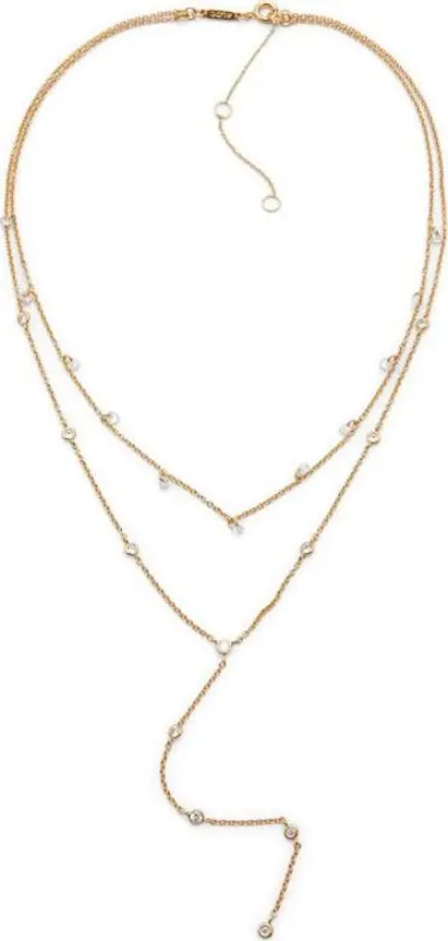 Gold Elastane Necklace