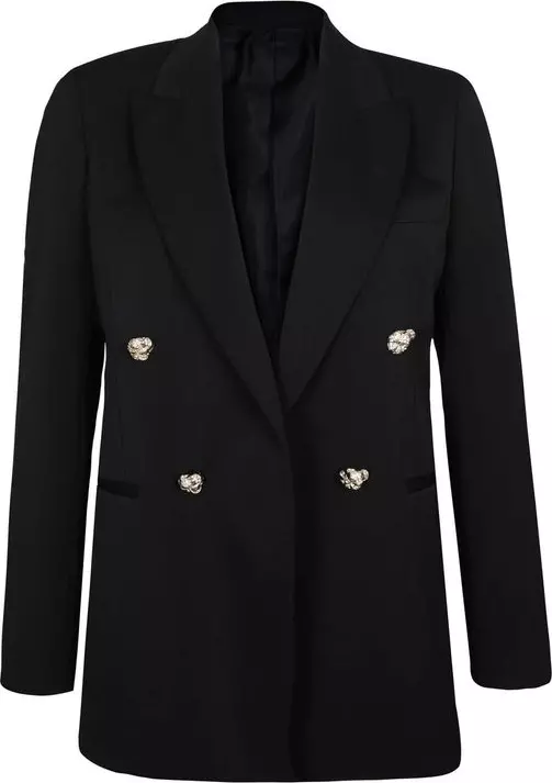 Black Virgin Wool Blazer
