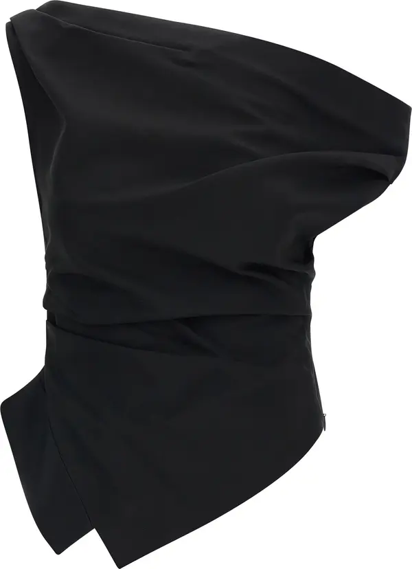 Black Viscose Tank Tops