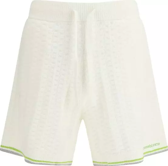 White Cotton Bermuda Shorts