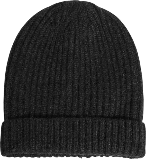 Black Cashmere Knitted Beanie Men Capello Hat