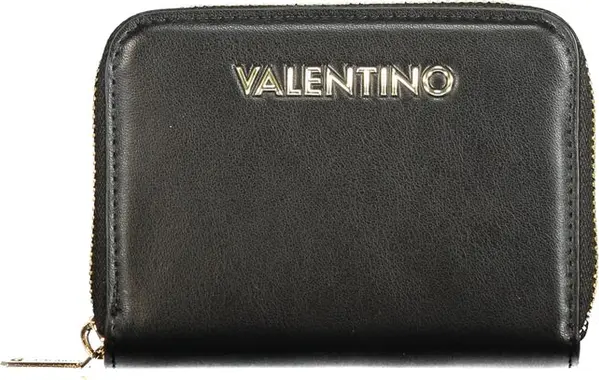 Nero Poliuretano Women Wallet