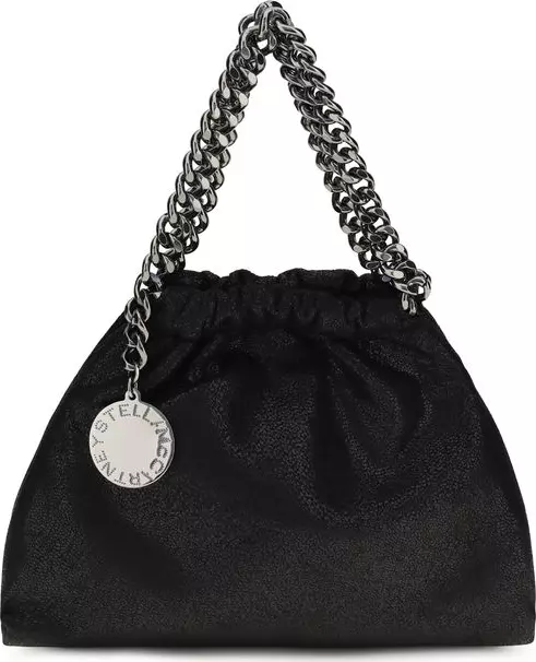 Black Polyester Handbag