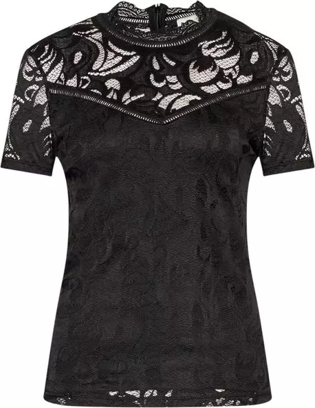 Black Polyamide T-Shirt
