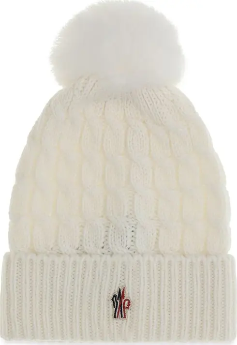 White Wool Oves Aries Beanie