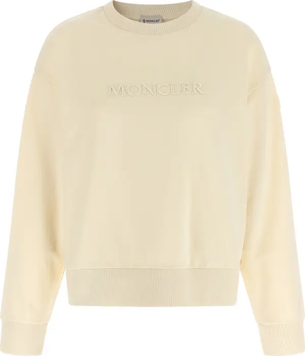 Beige Cotton Sweatshirt
