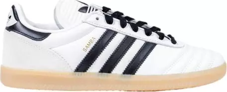 Black And White Artificial Leather Athletic Sneakers